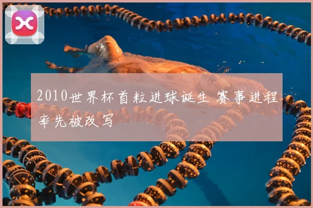 2010世界杯首粒进球诞生 赛事进程率先被改写