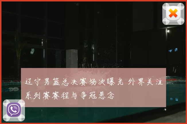 辽宁男篮总决赛场次曝光 外界关注系列赛赛程与争冠悬念
